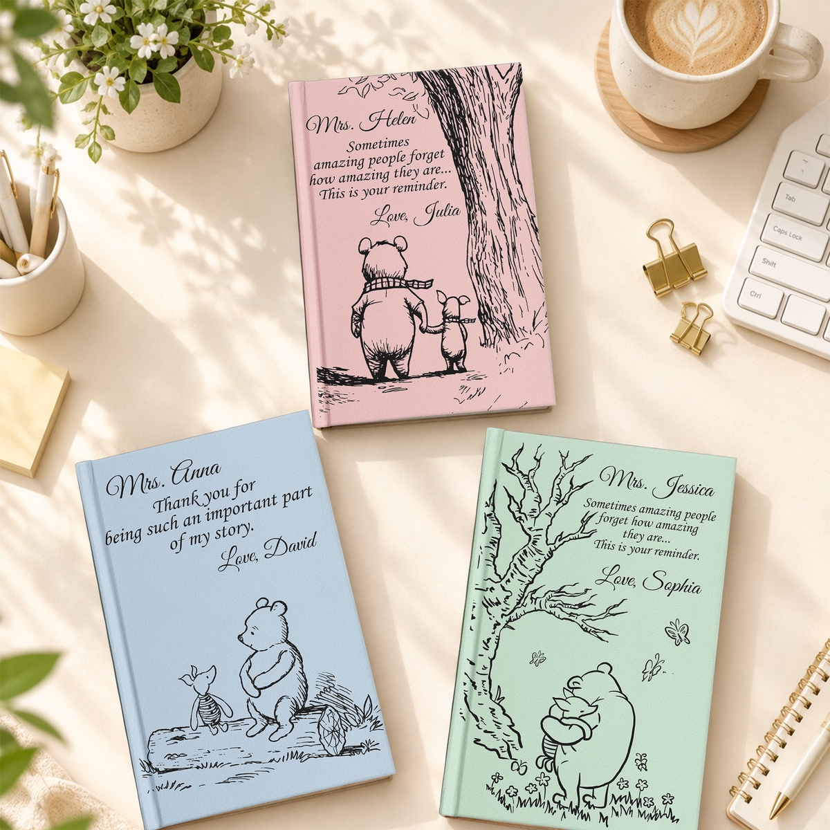 Thank You Gifts For Boss, Teacher, Coworker, Mentor - Personalized Journal