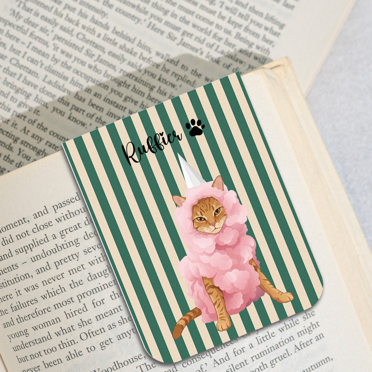 Turn Pet's Photo Into Artwork - For Dog Mom, Cat Mom - Personalized Bookmark