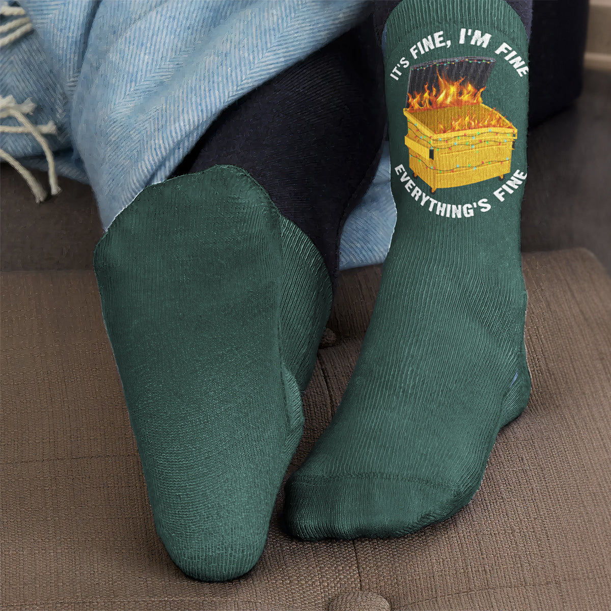 Work Forecast Dumpster - Funny Retirement, Coworker Gifts - Personalized Ornament